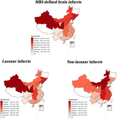 Prevalence and risk factors of MRI-defined brain infarcts among Chinese adults